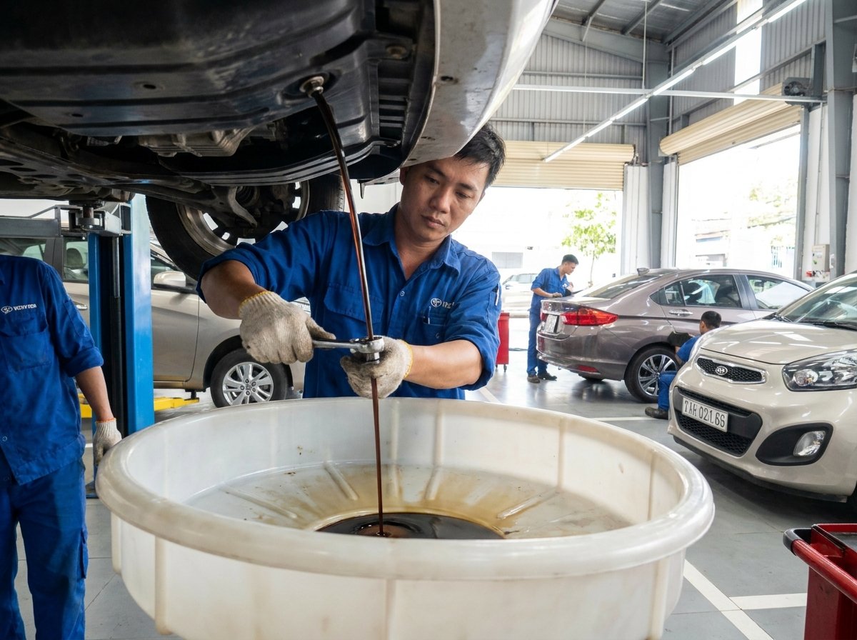 Bao Lâu Thay Dầu Động Cơ Ô Tô Một Lần? Hướng Dẫn Chính Xác